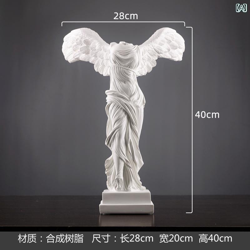 インテリア オブジェ 勝利の お姫様の 石膏 像の 装飾品 アートワーク モダン シンプル家の 装飾 像 ダビデ レトロ|モノリスプラス