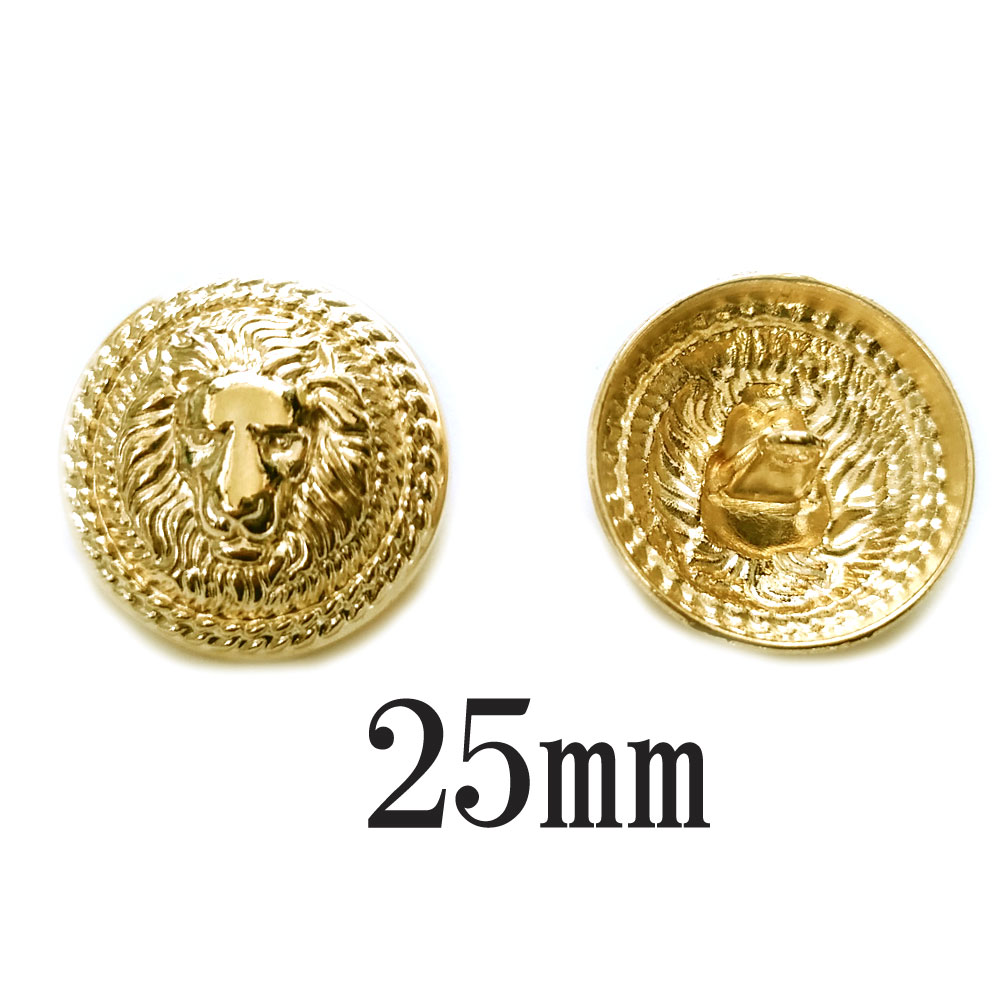 楽天市場】BT-930【メタルボタン】【25mm】【合金製】【ゴールド