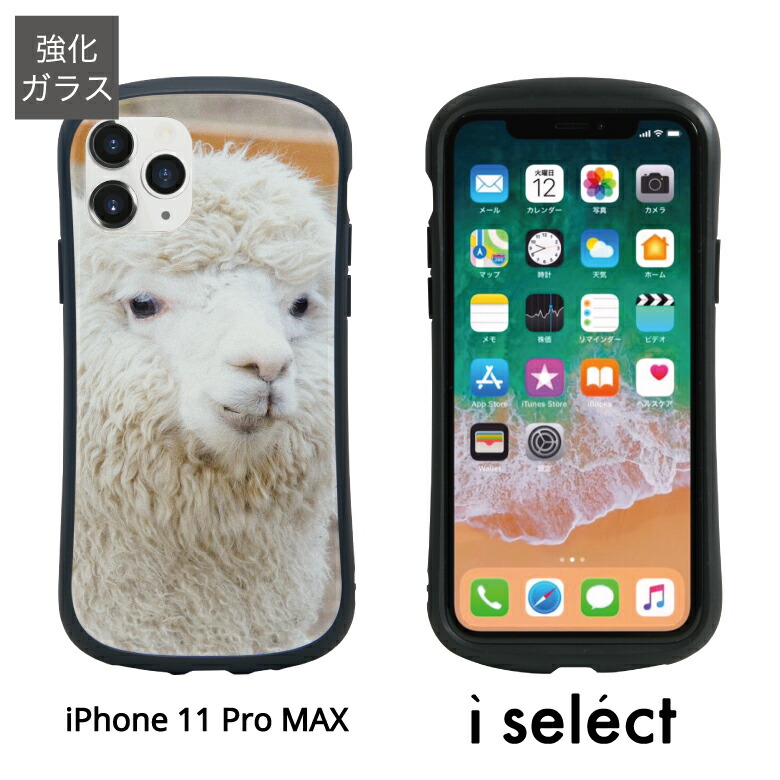 楽天市場 No アルパカ I Select Iphone 11 Pro Max ガラスケース アイフォン11 Pro Max Iphone 11 Pro Max アイホン 11 スマホケース カバー ジャケット 9h フォト アニマル 写真 可愛い D Ani スマホケースの店 モノモード