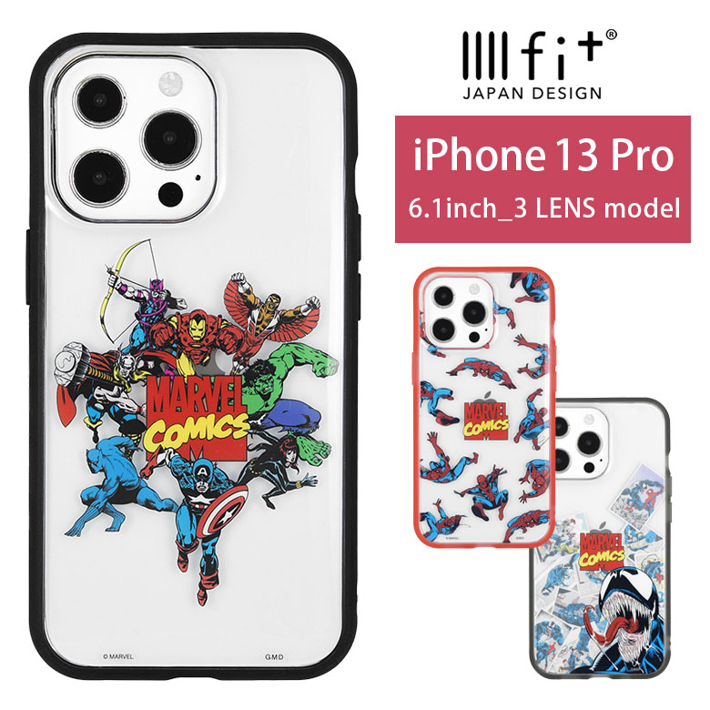 【楽天市場】IIIIfit Clear MARVEL iPhone13 mini クリアケース