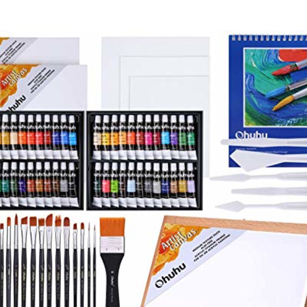 楽天市場】Ohuhu アクリル絵の具 78点セット アクリル絵の具セット 48