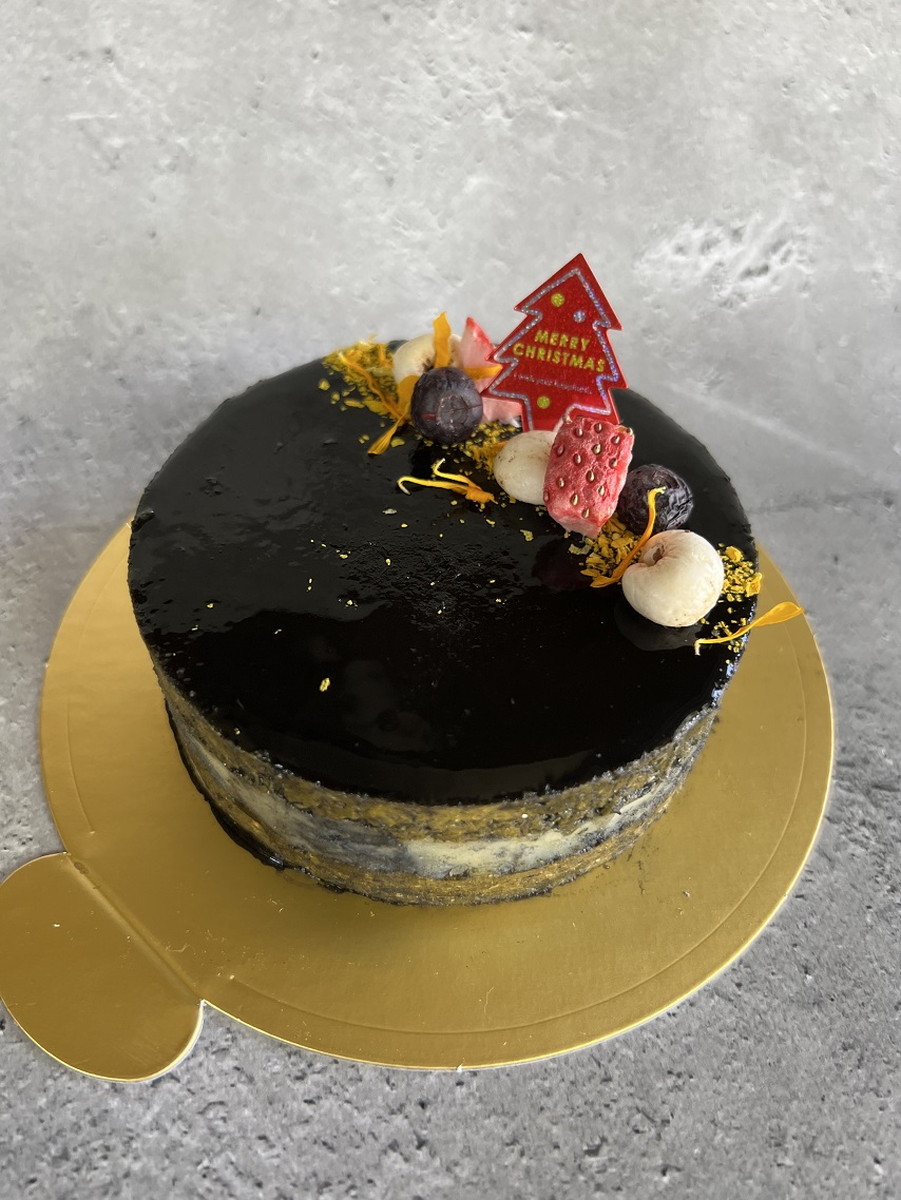 [DOG&DAY Monte Palatino] ペット用おやつ ショコラケーキ(10cmサイズ) 1個 /愛犬 ドッグフード 犬 おやつ 福岡県 イタリアンシェフ イタリアン モンテ・パラティーノ 愛犬家 管理