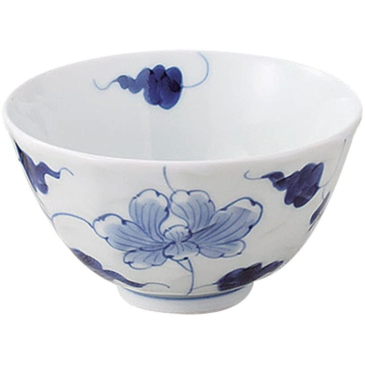 【楽天市場】波佐見焼 お茶碗 [浜陶] 面取飯碗 染付牡丹 小 / 茶碗 ご飯茶碗 飯碗 お茶碗 アマゾン 通販 人気 おすすめ ショッピング ...