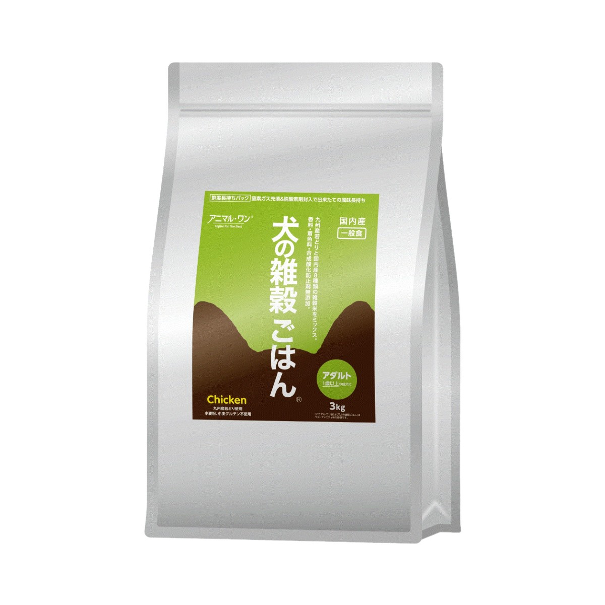 [ベストアメニティ] ペットフード 犬の雑穀ごはん アダルト 3kg /ペットフード ドッグフード ペット用品 国産 雑穀 成犬用 犬用ごはん 栄養補助食 栄養バランス 健康 ヘルシー