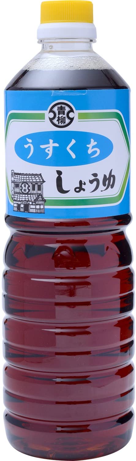 180円 【超特価sale開催】 九州 福岡 こうじ 糀 こいくち しょうゆ だし 味噌 青柳醤油 うすくちしょうゆ 1L