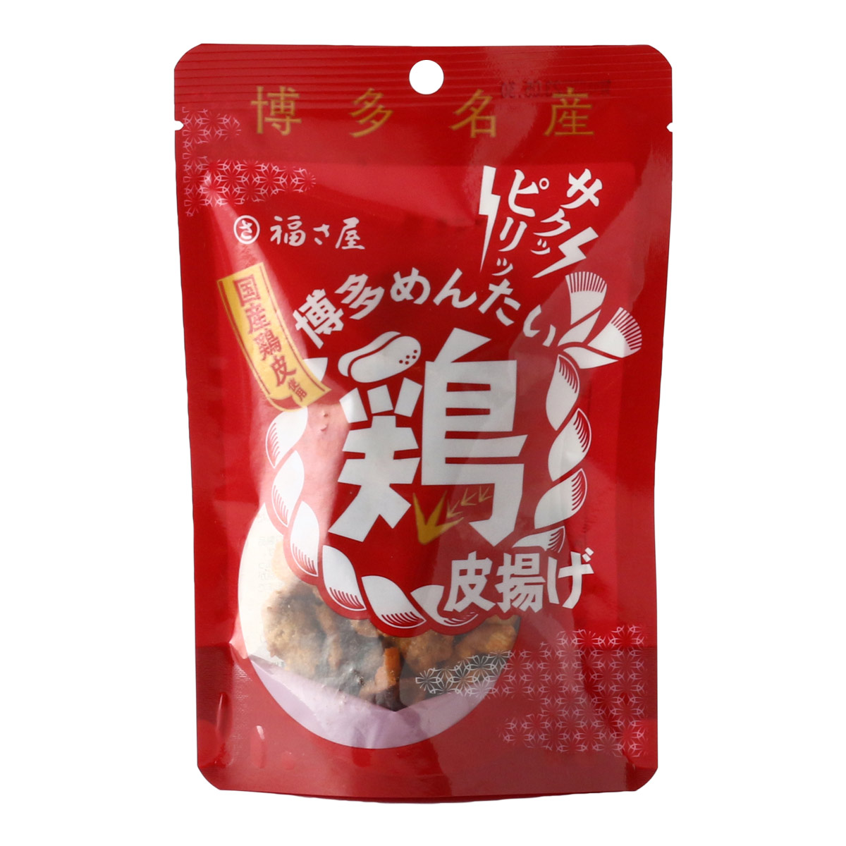 楽天市場】[福さ屋] 鶏皮揚げ 博多めんたい鶏皮揚げ 40g /おやつ