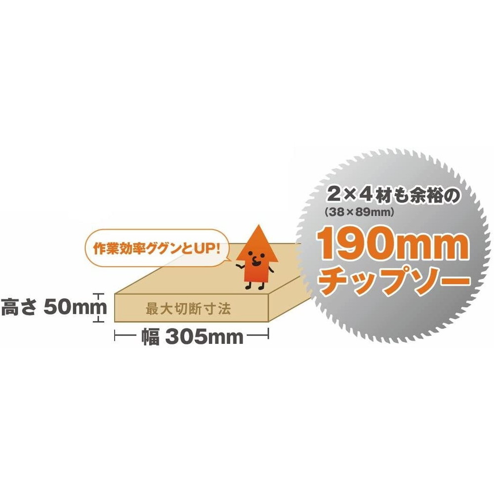 HiKOKI(ハイコーキ) FC7FSB 卓上スライド丸のこ 刃径190mm AC100V DIY