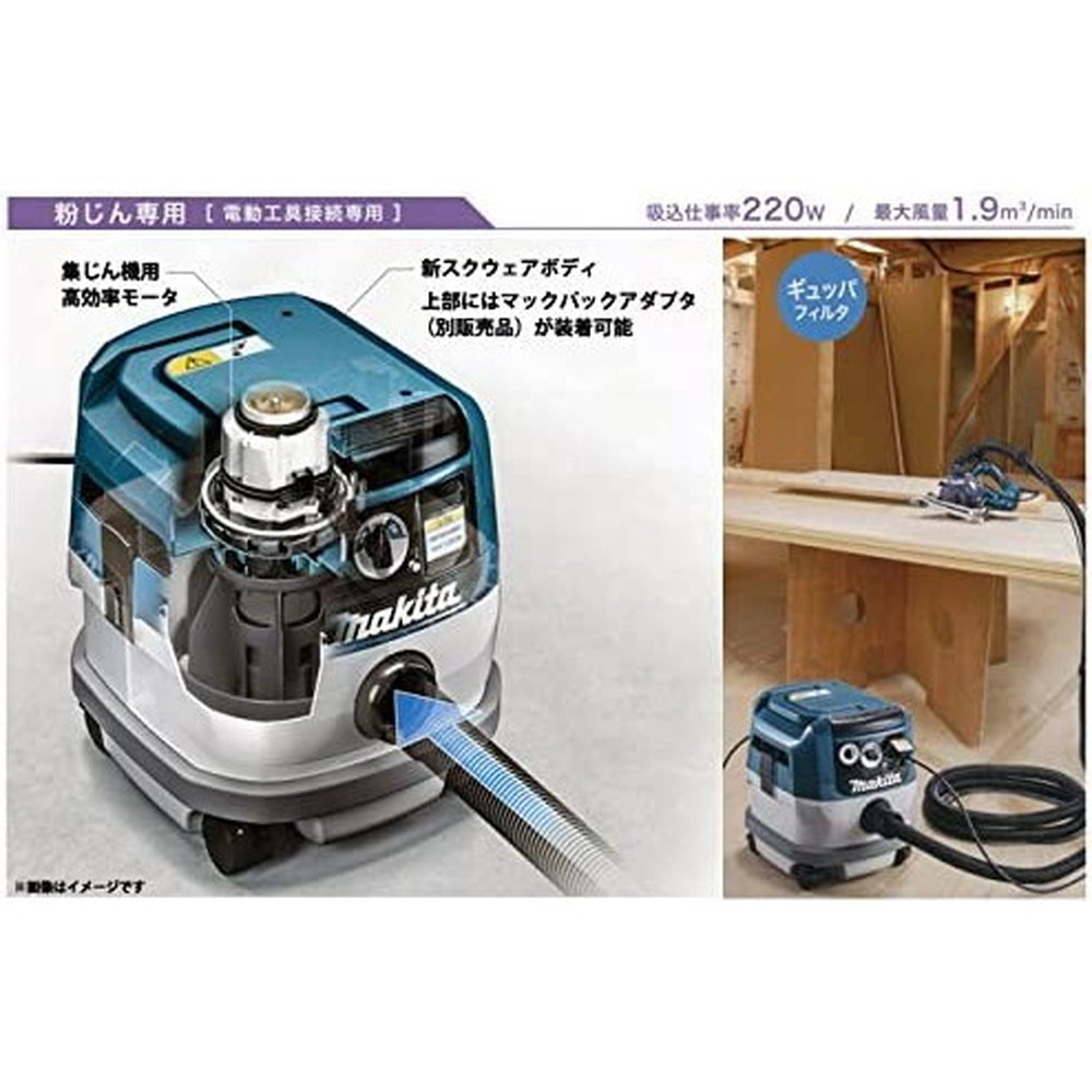 マキタ(Makita) 集じん機(粉じん専用) 8L VC0830 DIY・工具