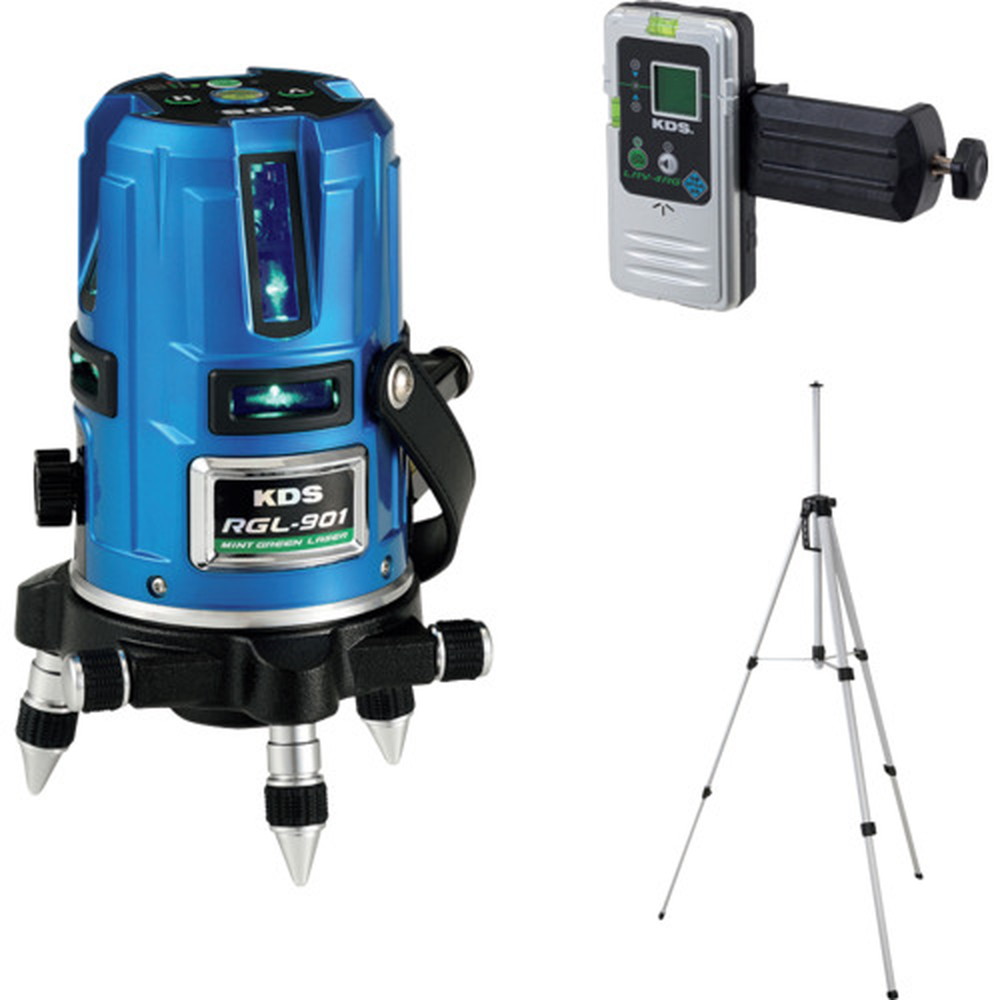 TR KDS リアルグリーンレーザー66RG受光器三脚付 | ムラテックKDS グリーンレーザー墨出器 ATL-66RG 本体のみ