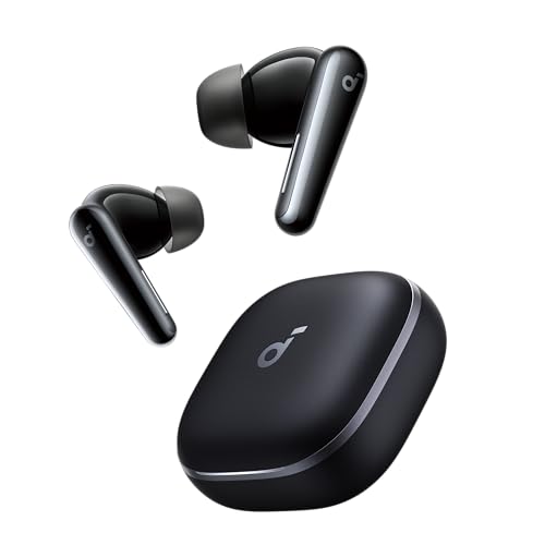 Anker Soundcore Liberty 5（Bluetooth 5.4）【完全ワイヤレスイヤホン/ウルトラノイズキャンセリング 3.5 / 3Dオーディオ / Dolby Audio対応/ワイヤレス充電/マルチポイント接続/外音取り込み / 最大48時間再生 / ハイレゾ / IP55 防塵・防水規格】ミッドナイトブラック