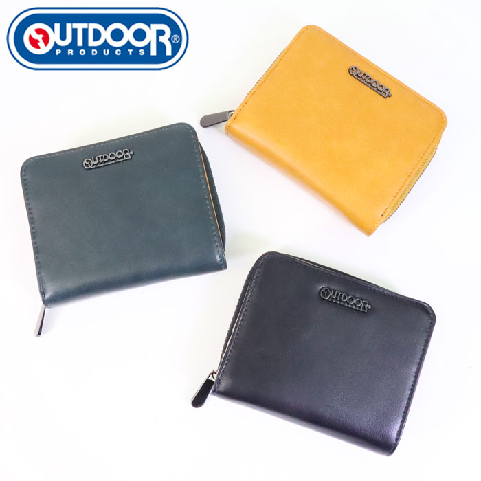 【楽天市場】財布 メンズ 二つ折り ファスナー outdoor products アウトドア プロダクツ 合皮 札入れ 二つ折り財布 メンズ