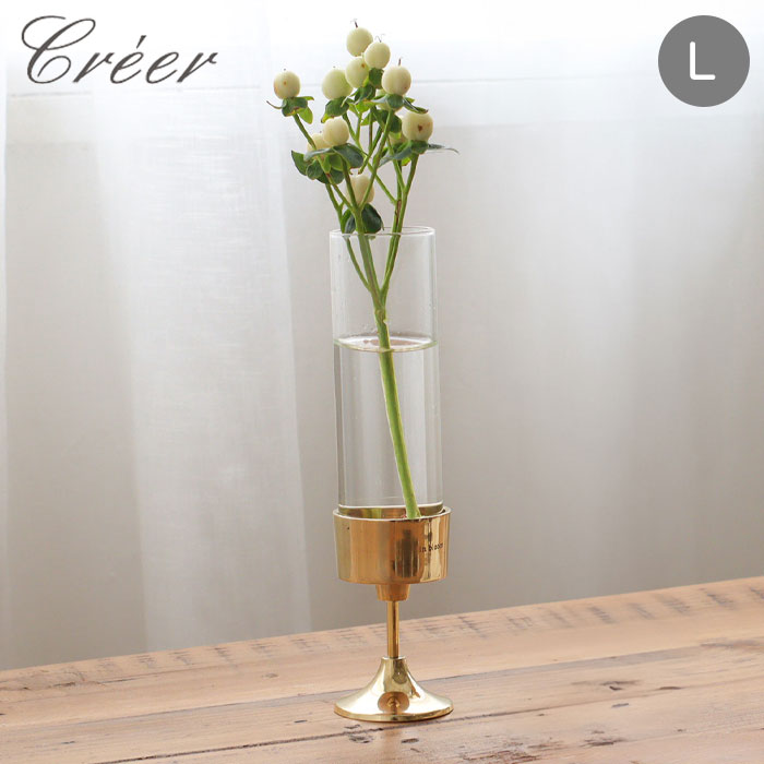 楽天市場】インブルーム in bloom ブラスキャンドルスタンドフラワー