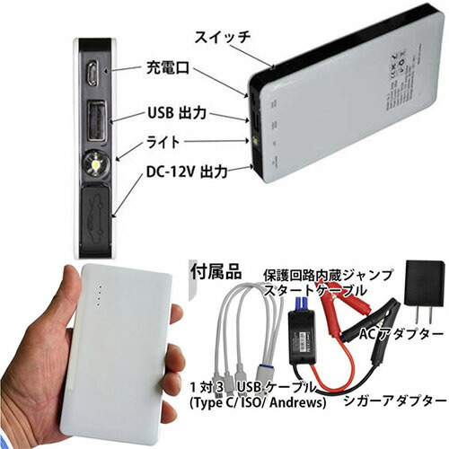 貨物輸送無料 飛込みクランク 12v銀輪効用エンジンスターター 000mah エンジンスターター 移動性電池 パーソナルコンピュータ スマホ Iphone Ipad 錠 Kindleなどへ急速充電 スマホ充電 佩く充電 防災グッズ 防災用威厳 能く用 厄介さ用 アウトドア 車の内方に設える