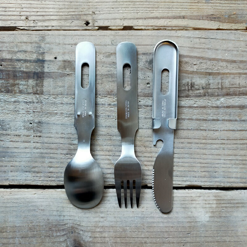 高い素材 ステンレス ナイフ フォーク スプーン カトラリーセット キャンプ食器 おしゃれ おすすめ 日本製 アウトドア q バーベキュー 防災グッズ 非常食 保存食 災害 Buffalo Project Qdtek Vn