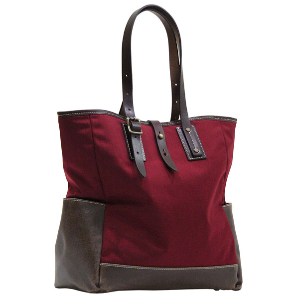 【ポイント10倍】木和田 Kiwada キワダ BEATTEX TOTE ビートテックストート 縦型 トートバッグ 日本製 ワインレッド 4972-72