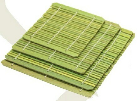神堂 竹のたより 角ソバす 14.3×14.5cm(ざるそば用すだれ)