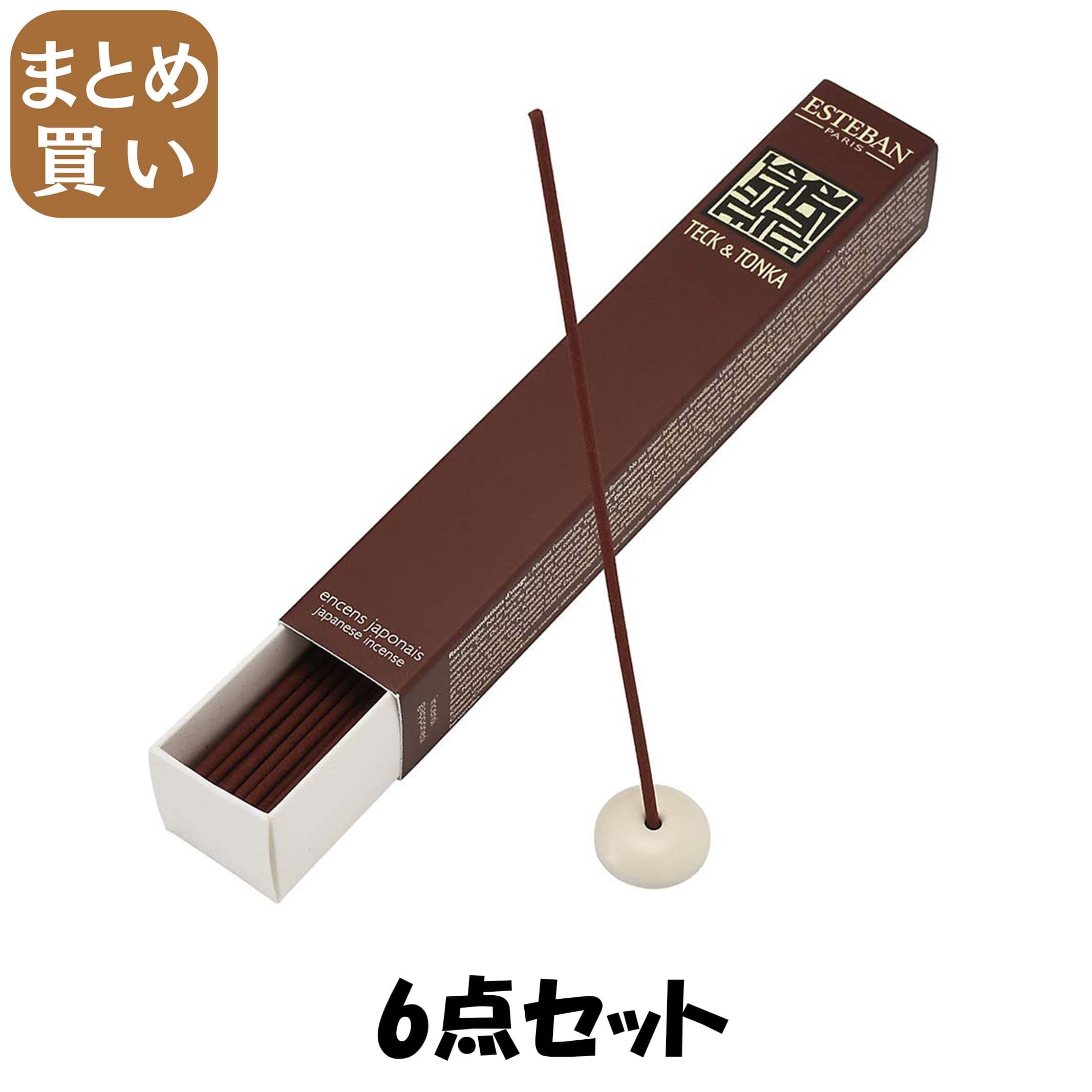 【まとめ買い】テッケトンカ　４０本入 6点セット 日本香堂 お香｜MONOW 公式ショップ