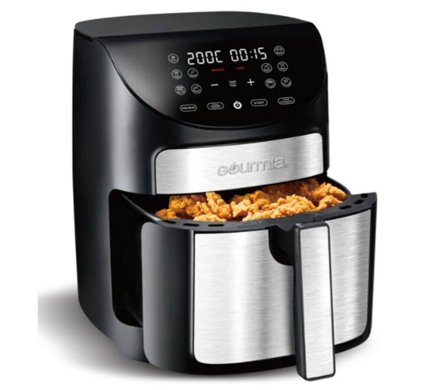 Gourmia 7-QT エアフライヤー　グルミア　新品未使用　発送は土日のみ レビューキャンペーン目玉品◎当日発送品◎大型エアフライヤー◎レシピ