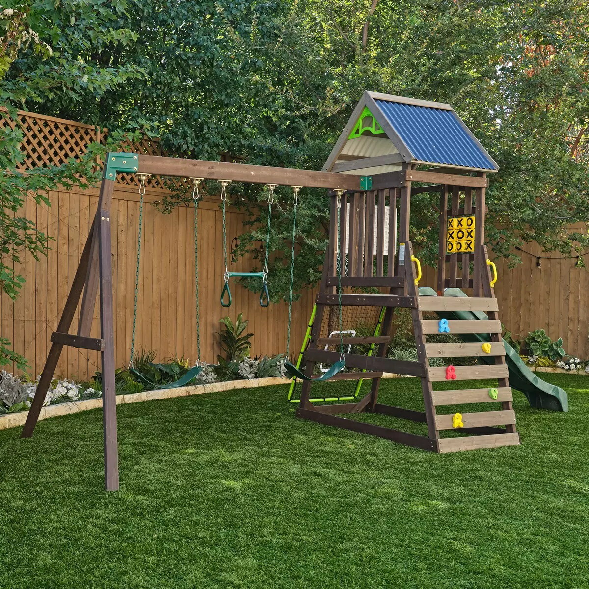 キッドクラフト インザゾーン スイングセット 遊具 The Kidkraft バスケット 子供遊び場 サッカーゴール ブランコ Swing