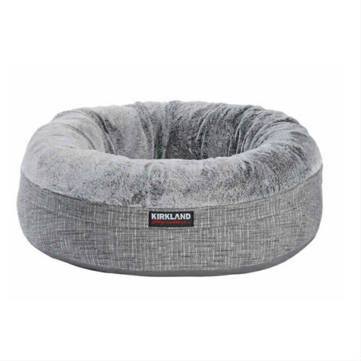 日本最大級 楽天市場 再入荷無しのお品 カークランド シグネチャー もこもこファー ネスト ペット ベッド 丸型 グレー コストコ ペット用 ベッド イタグレホイホイ Karkland Signature 犬 ネコ ドッグ キャット 圧縮発送品 モノワールド 楽天市場店 配送員設置送料