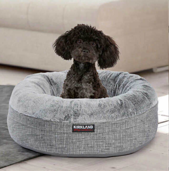 日本最大級 楽天市場 再入荷無しのお品 カークランド シグネチャー もこもこファー ネスト ペット ベッド 丸型 グレー コストコ ペット用 ベッド イタグレホイホイ Karkland Signature 犬 ネコ ドッグ キャット 圧縮発送品 モノワールド 楽天市場店 配送員設置送料