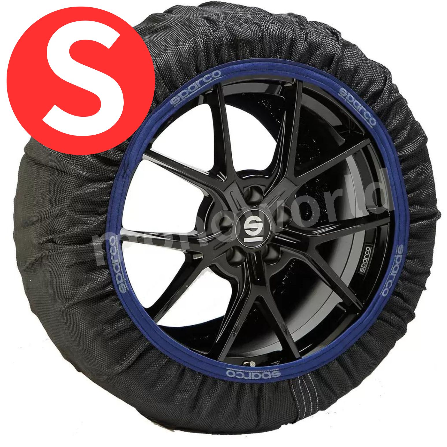 1台分セット 当日発送品 スパルコ スノー ソックス 【S サイズ】タイヤカバー　タイヤチェーン　タイヤソックス車用品　車｜モノワールド　店