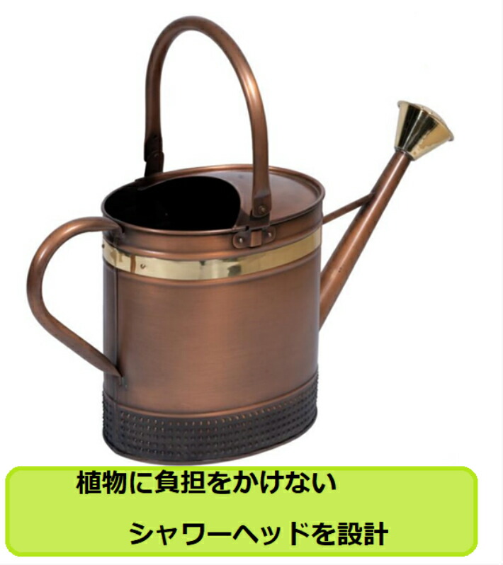咄嗟に納品 高品位ビンテージ偉い成ジョウロ 特大アンティーク呂律ビンテージ格例ジョウロ ジョーロ 大容積7 6l スティール写真製ジョウロ 赤金メッキ仕上げ はす口手あい Copper Plated Watering Can 大型ジョーロ 容量 7 6l 銅メッキ仕上げされたスチール製 ジョウロ