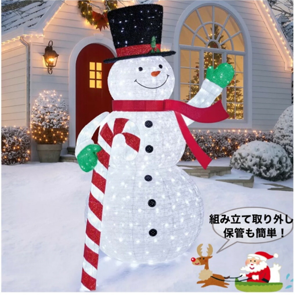 送料無料限定セール中 レビューキャンペーン品 特大ポップアップ スノーマン 約243cmpop Up Snowman 96 クリスマス 雪だるま 装飾 イルミネーション デコレーション 置物 冬 ホリデーシーズン Ledライト