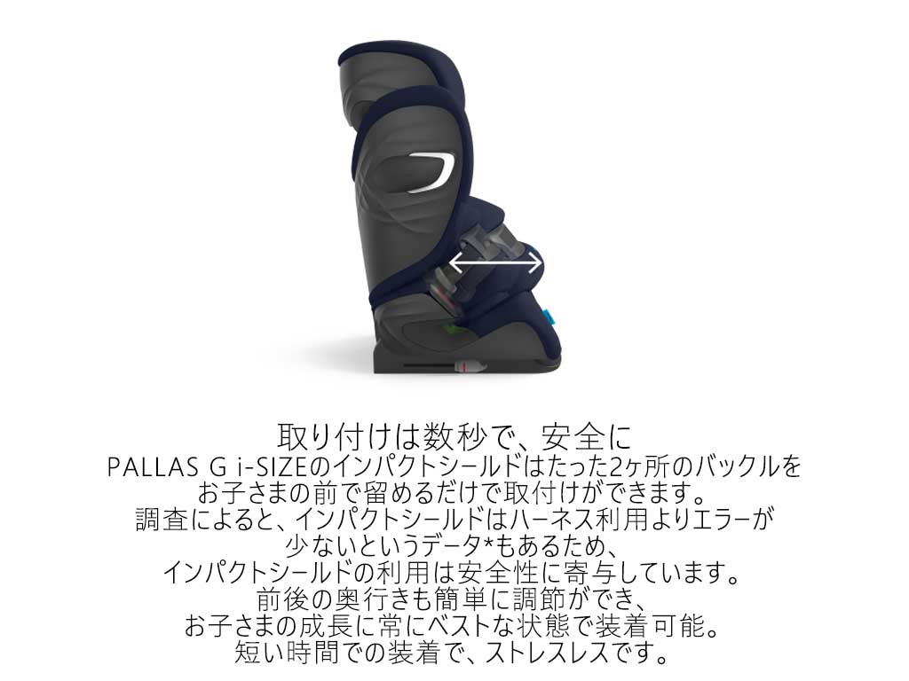 パラスG アイサイズ ジュニアシート PallasG i-SIZE ISOFIX eva.gov.co