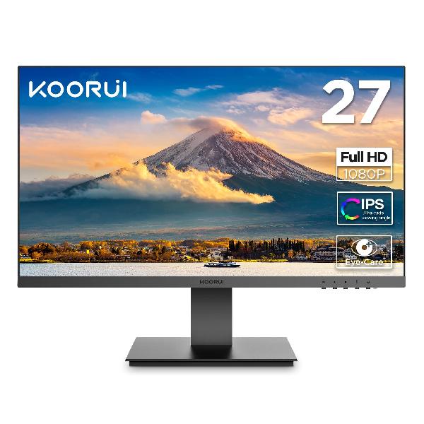 KOORUI ゲーミングモニター 27型フルHD IPS非光沢1ms165Hz - www