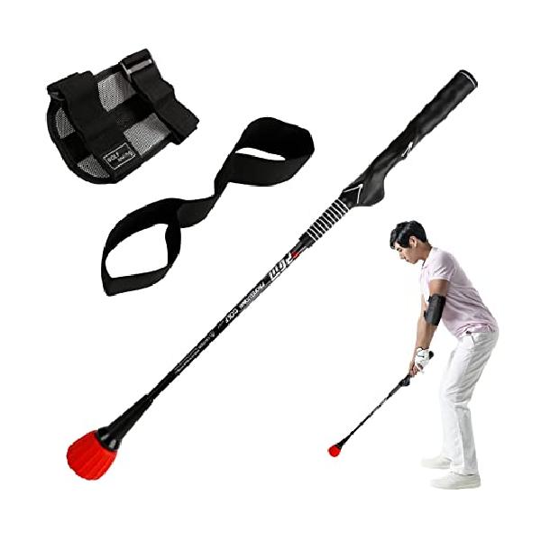 超高品質で人気の 補正ボール ブラック 空気入れ付 ゴルフスイング フォーム矯正 練習器具