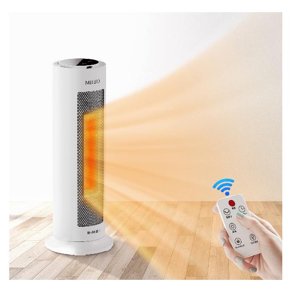 します セラミックヒーター 電気 ファンヒーター ストーブ 首振り ...
