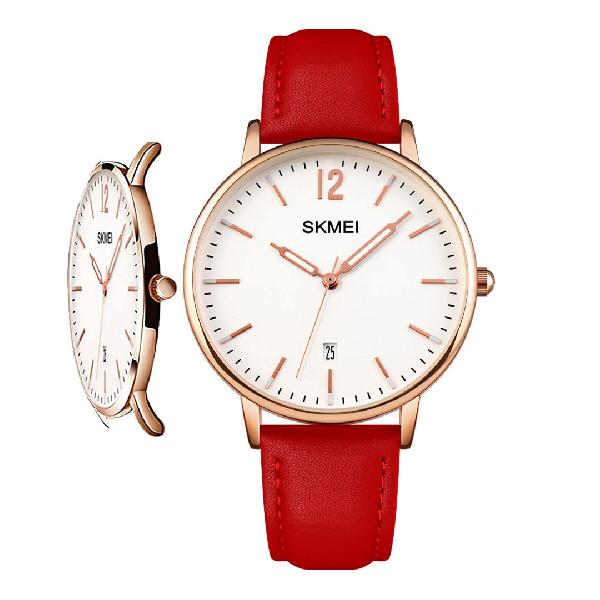 2021春の新作 腕時計 レディース 赤白 クオーツ式 高級 スクエア 革 ベルト 新品