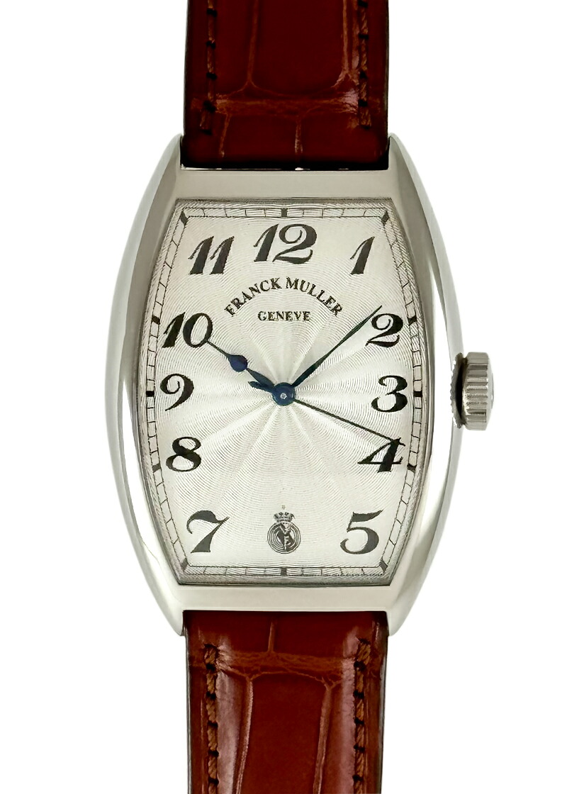 フランクミュラー - トノウカーベックス | FRANCK MULLER | 5850SC Real madrid | SS シルバー文字盤 自動巻き レザー | 委託品 | 中古