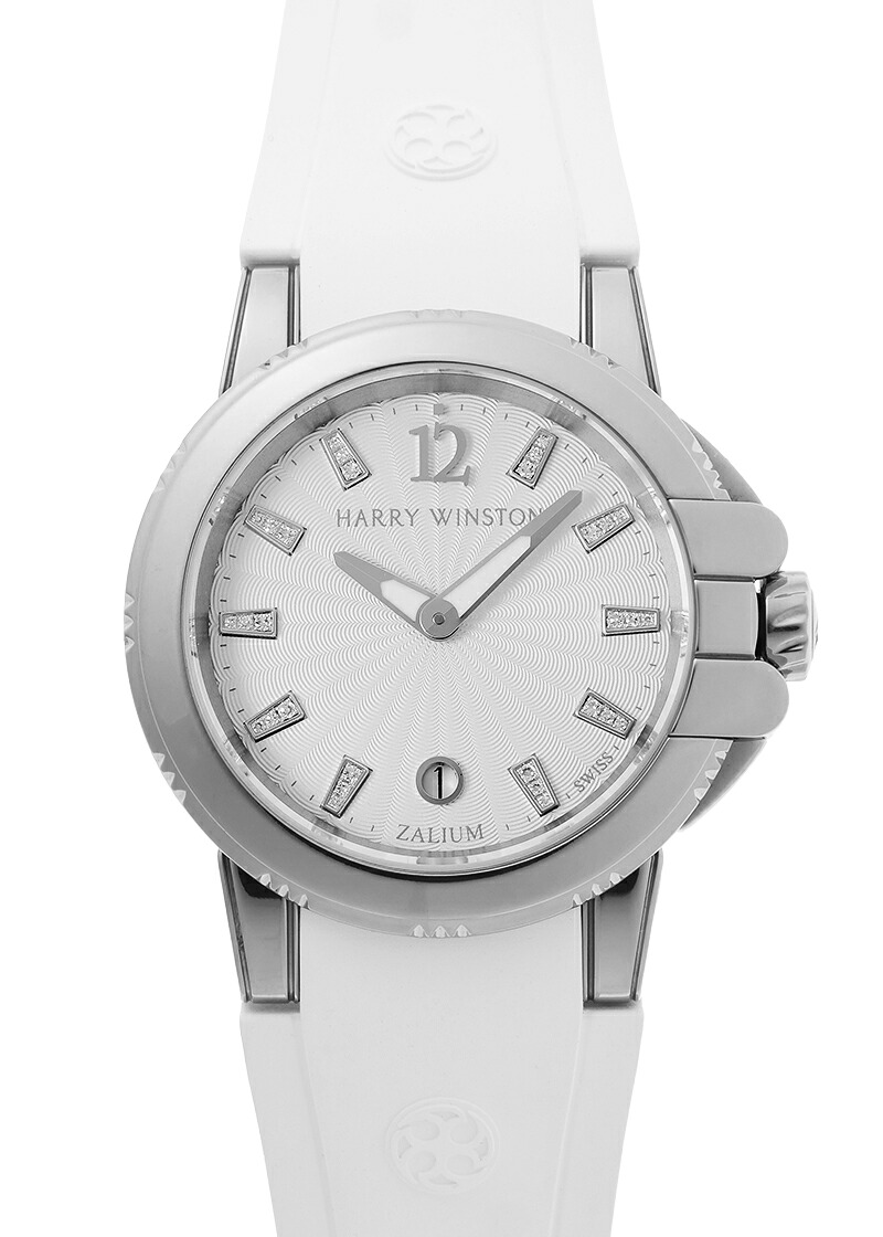 ハリーウィンストン - 綿津見 運動競技 | HARRY WINSTON | OCSQHD36ZZ001 | ザリウム しろがね色文字記号盤 石英 思われ人 | 中古