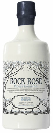 【送料無料】ロックローズ・ジン　ウィンター エディション 700ml ROCK ROSE Seasonal Editions ボタニカル 自然派 英国 スコットランド ギフト 贈り物 冬 柑橘 マツ クラフトジン 誕生日 お酒 クリスマス バレンタイン