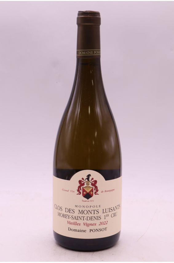 ポンソ モレ・サン・ドニ 1er クロ・デ・モン・リュイザン・ヴィエイユ・ヴィーニュ 2022 750ml Ponsot Morey Saint Denis 1er Cru Clos Des Monts Luisants Vieilles Vignes 2022 White 辛口 フランス ブルゴーニュ｜希少ワイン専門　MONTRACHET