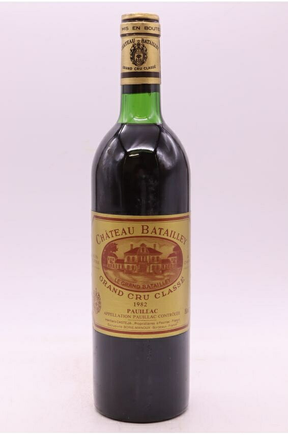 シャトー・バタイエ 1982 750ml Batailley 1982 辛口 フランス ボルドー｜希少ワイン専門　MONTRACHET