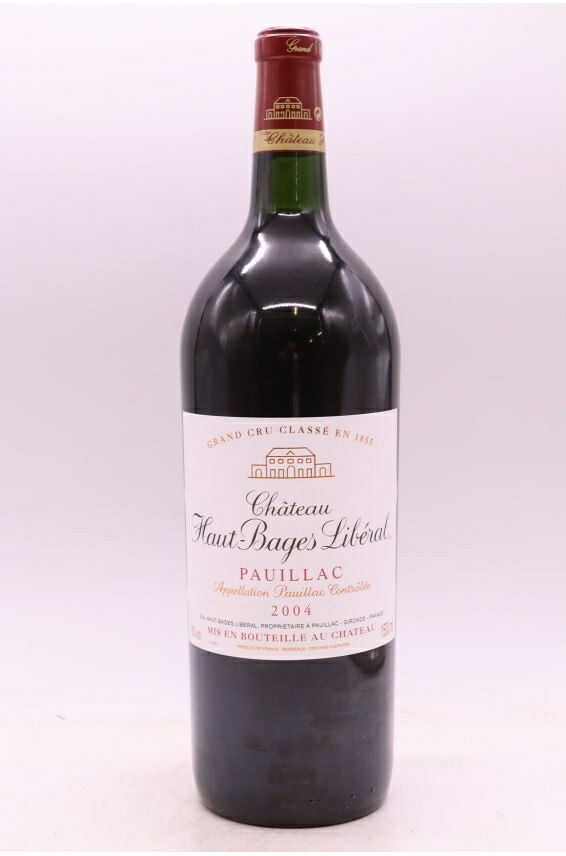 シャトー・オー・バージュ・リベラル 2004 マグナム 1500ml Haut Bages Liberal 2004 Magnum 辛口 フランス ボルドー|希少ワイン専門 MONTRACHET
