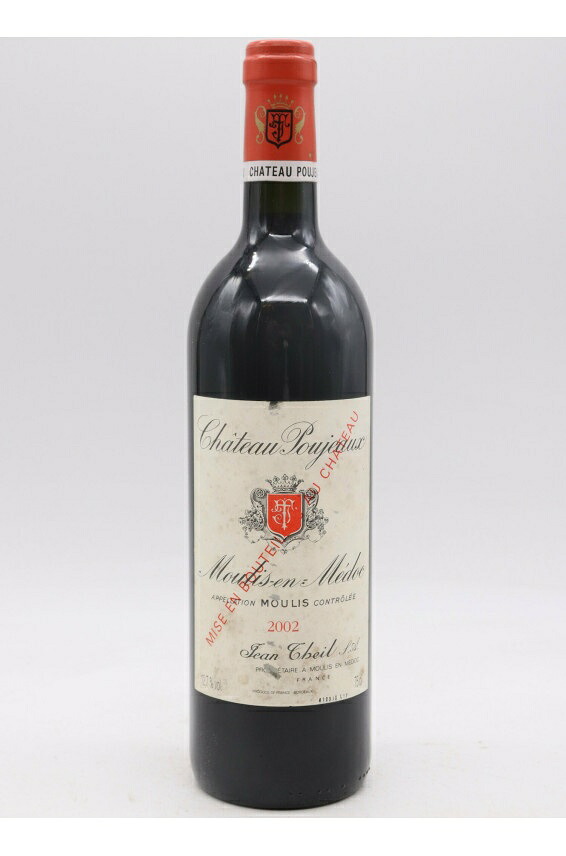 シャトー・プジョー 2002 750ml Poujeaux 2002 辛口 フランス ボルドー｜希少ワイン専門　MONTRACHET 11,970円