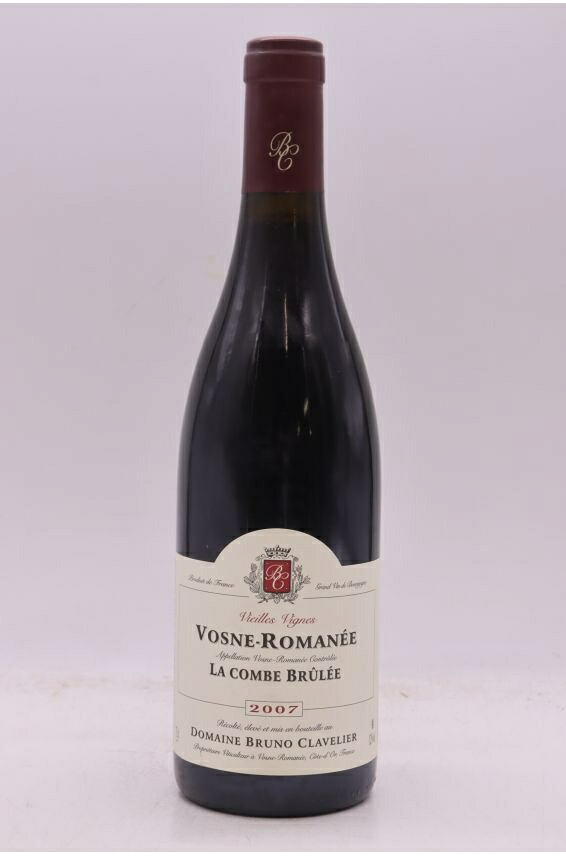 ブリュノ・クラヴィエ ヴォーヌ・ロマネ ラ・コンブ・ブリュレ 2007 750ml Bruno Clavelier Vosne Romanee La Combe Brulee 2007 中重口 フランス ブルゴーニュ|希少ワイン専門 MONTRACHET