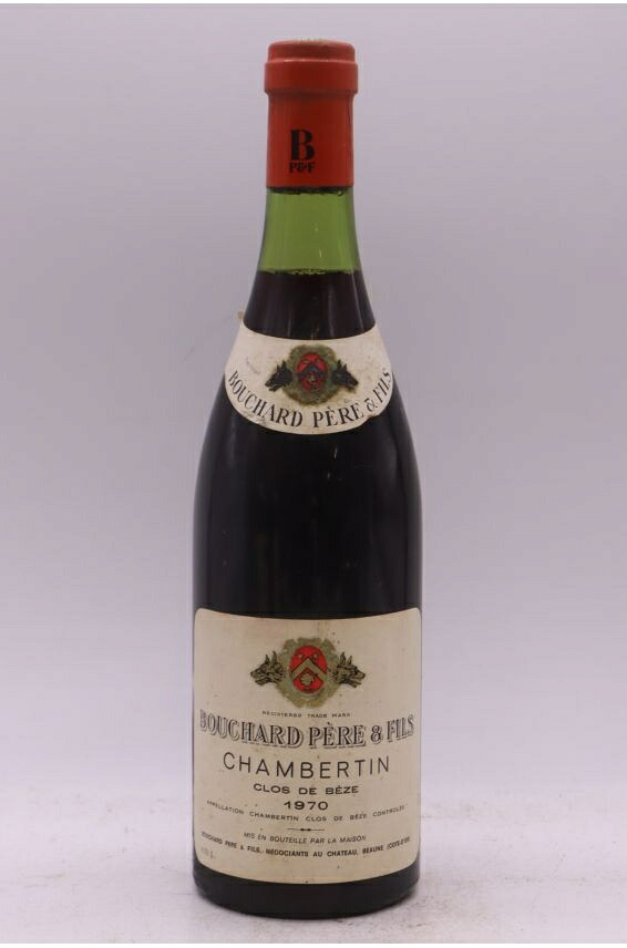 ブシャール P&F シャンベルタン・クロ・ド・ベーズ 1970 750ml Bouchard P&F Chambertin Clos de Beze 1970 中重口 フランス ブルゴーニュ｜希少ワイン専門　MONTRACHET