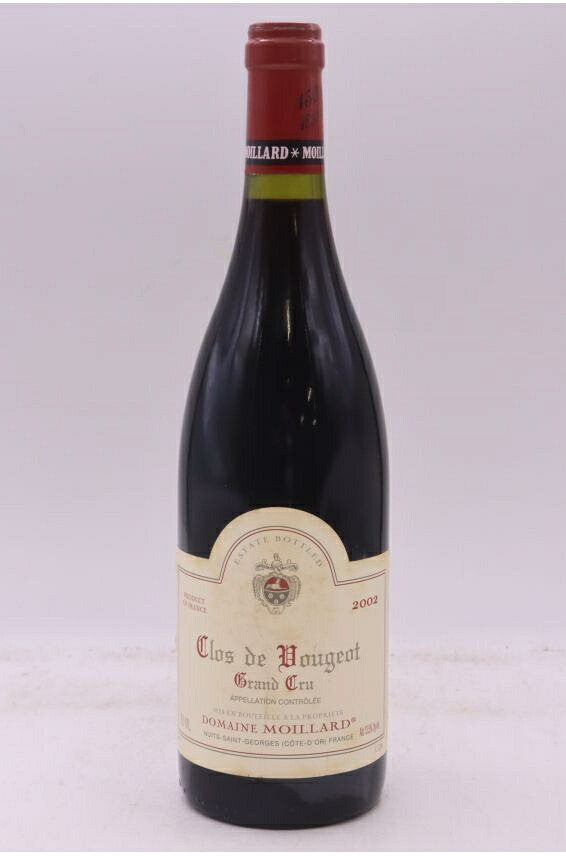 ドメーヌ・モワラール クロ・ド・ヴジョ 2002 750ml Moillard Clos Vougeot 2002 中重口 フランス ブルゴーニュ|希少ワイン専門 MONTRACHET