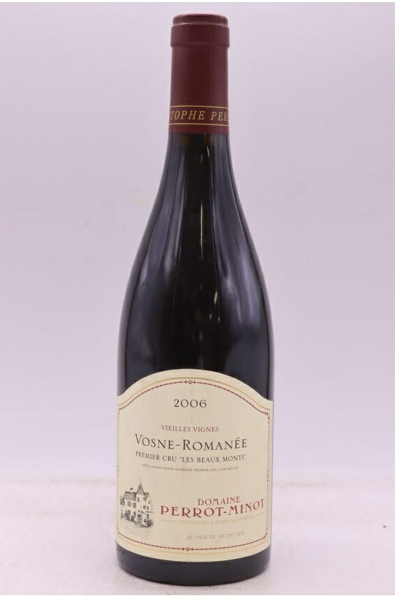 ドメーヌ・ペロミノ ヴォーヌ・ロマネ 1er レ・ボー・モン・ヴィエイユヴィーニュ 2006 750ml Perrot Minot Vosne Romanee 1er cru Les Beaux Monts Vieilles Vignes 2006 中重口 フランス ブルゴーニュ|希少ワイン専門 MONTRACHET