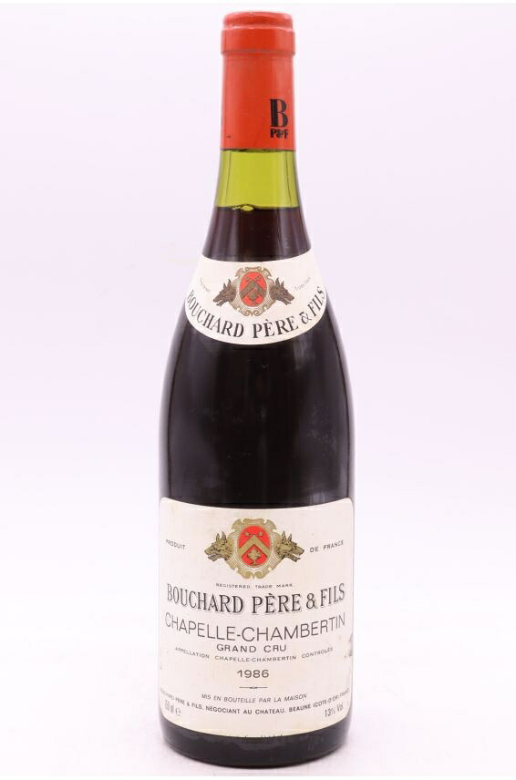 ブシャール P&F シャペル・シャンベルタン 1986 750ml Bouchard P&F Chapelle Chambertin 1986 中重口 フランス ブルゴーニュ|希少ワイン専門 MONTRACHET