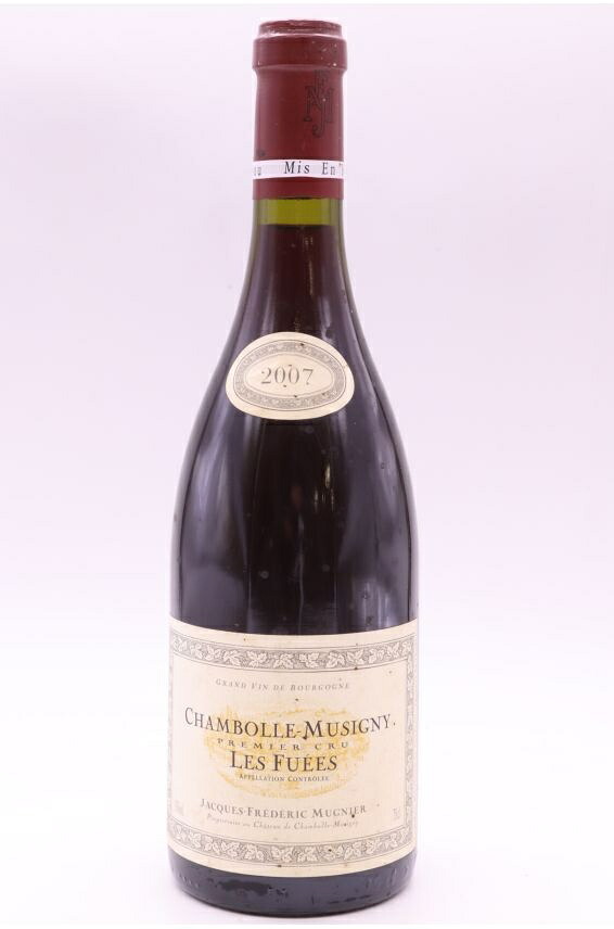 ジャック・フレデリック・ミュニエ シャンボール・ミュジニィ 1er レ・フュエ 2007 750ml Jacques Frederic Mugnier Chambolle Musigny 1er cru Les Fuees 2007 中重口 フランス ブルゴーニュ｜希少ワイン専門　MONTRACHET