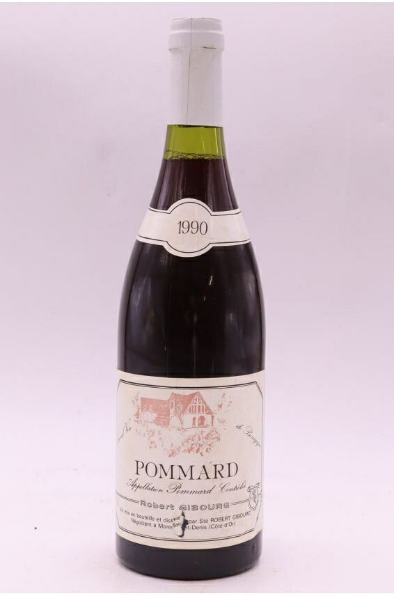 ロベール・ジブール ポマール 1990 750ml Robert Gibourg Pommard 1990 中重口 フランス ブルゴーニュ｜希少ワイン専門　MONTRACHET