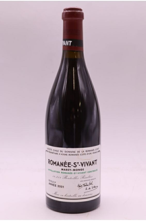 ロマネ・コンティ ロマネ・サン・ヴィヴァン 2001 750ml Romanee Conti Romanee Saint Vivant 2001 中重口 フランス ブルゴーニュ｜希少ワイン専門　MONTRACHET