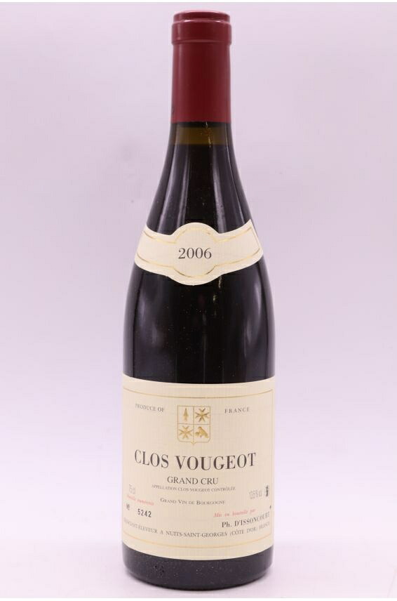 ディソンクール クロ・ド・ヴジョ 2006 750ml D'Issoncourt Clos Vougeot 2006 中重口 フランス ブルゴーニュ|希少ワイン専門 MONTRACHET