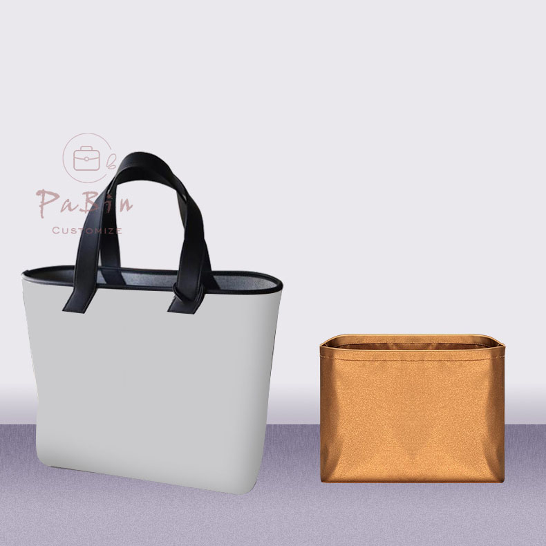 バッグインバッグ Hermes H en Biais 対応 軽量 自立 インナーバッグ 高級絹 チャック付き 小さめ 大きめ バッグの中 整理 整頓 通勤 旅行バッグ カスタマイズ　定制 バッグ 内部 底 汚れ防止 BagCare